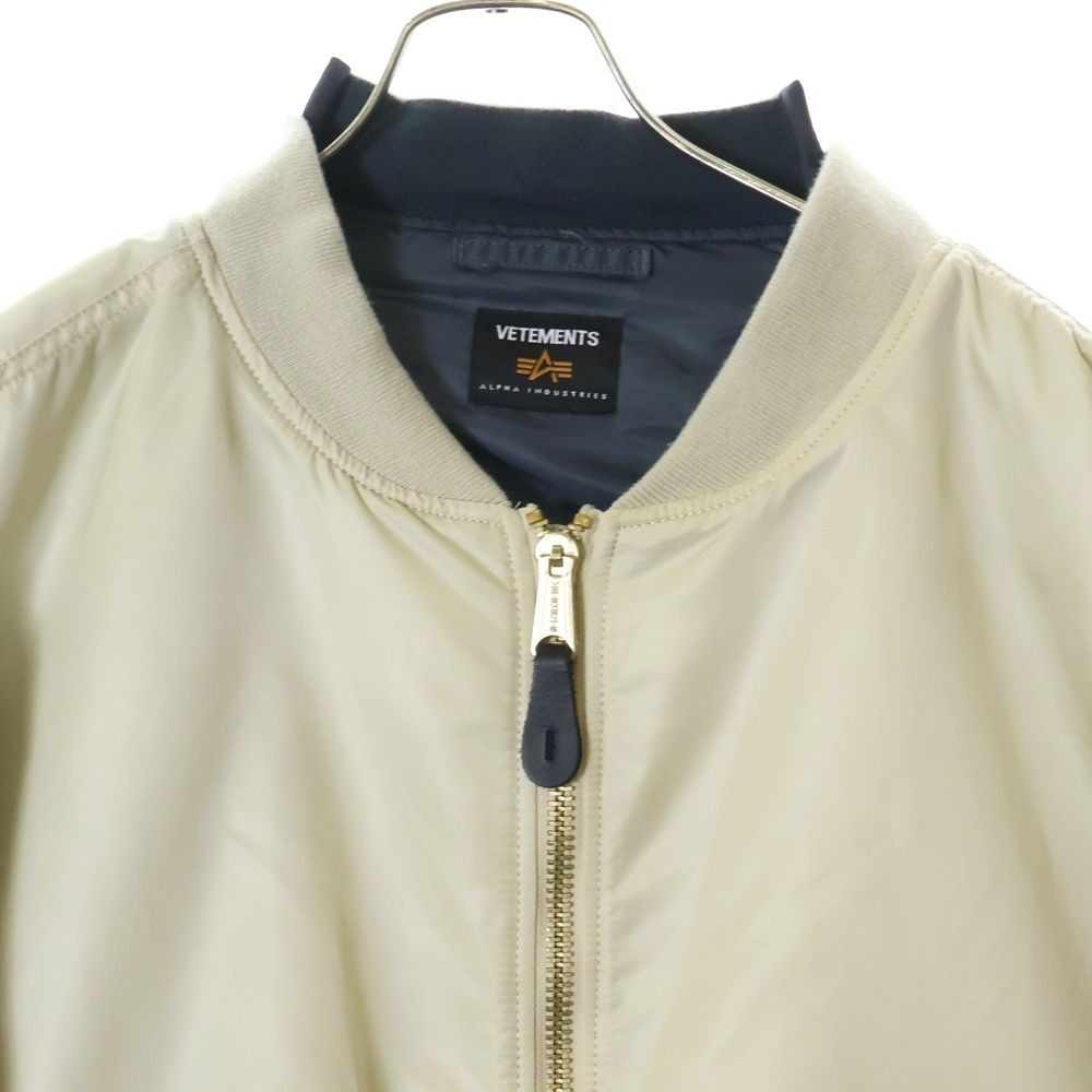 VETEMENTS (ヴェトモン) 18SS ×ALPHA INDUSTRIES OVERSIZE
