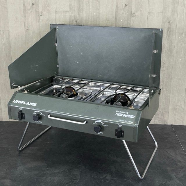 ツーバーナー US-2400 キャンプ ユニフレーム ツインバーナー 【中古