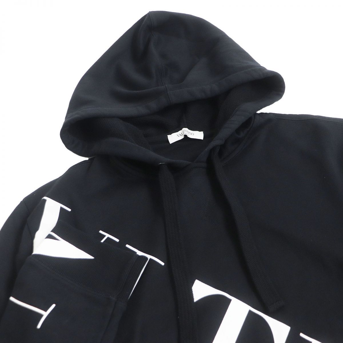 美品□VALENTINO/ヴァレンティノ SV3MF04Z5GI VLTNロゴプリント プル 