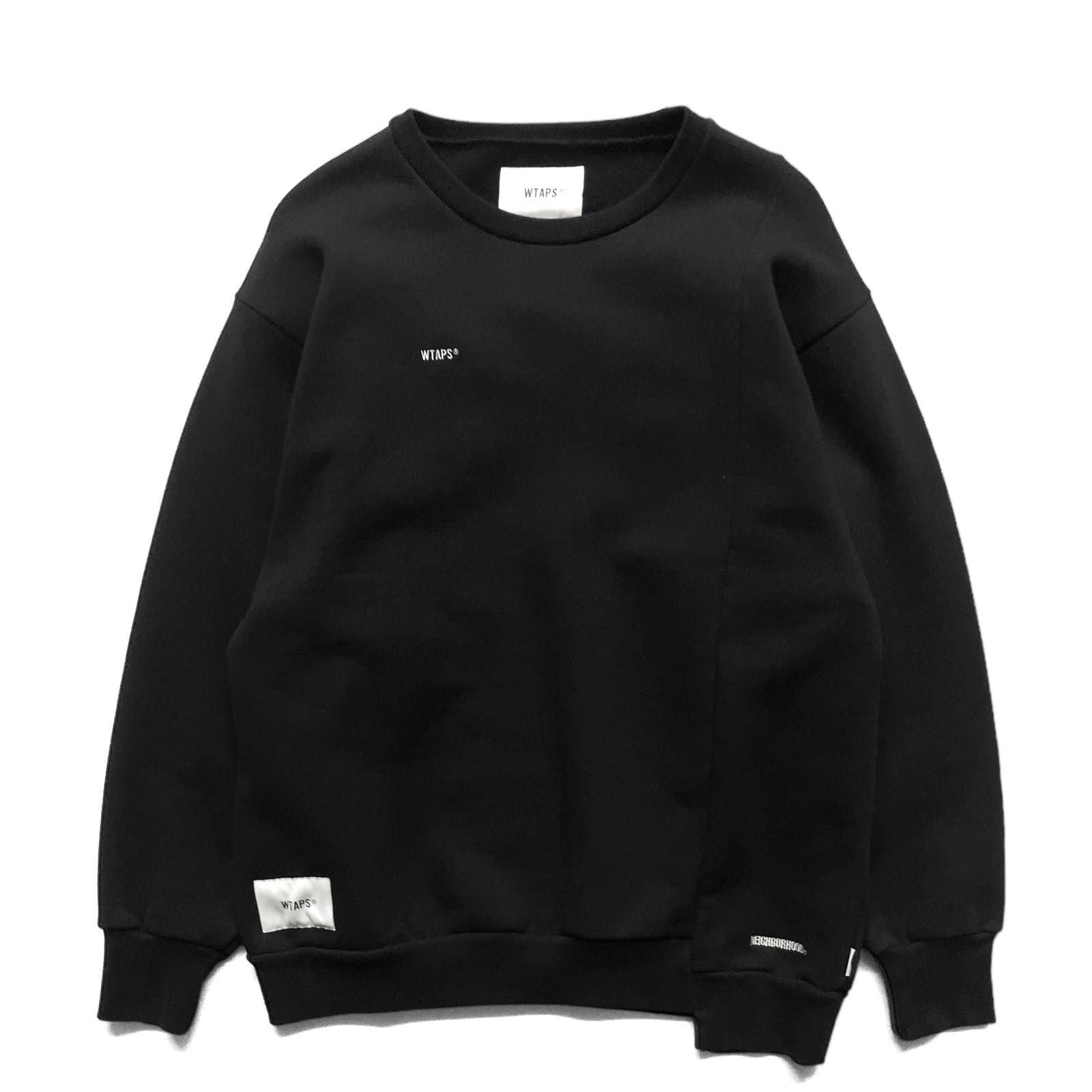 中古品】19AW WTAPS x NEIGHBORHOOD RIPPER CREW NECK SWEATSHIRT