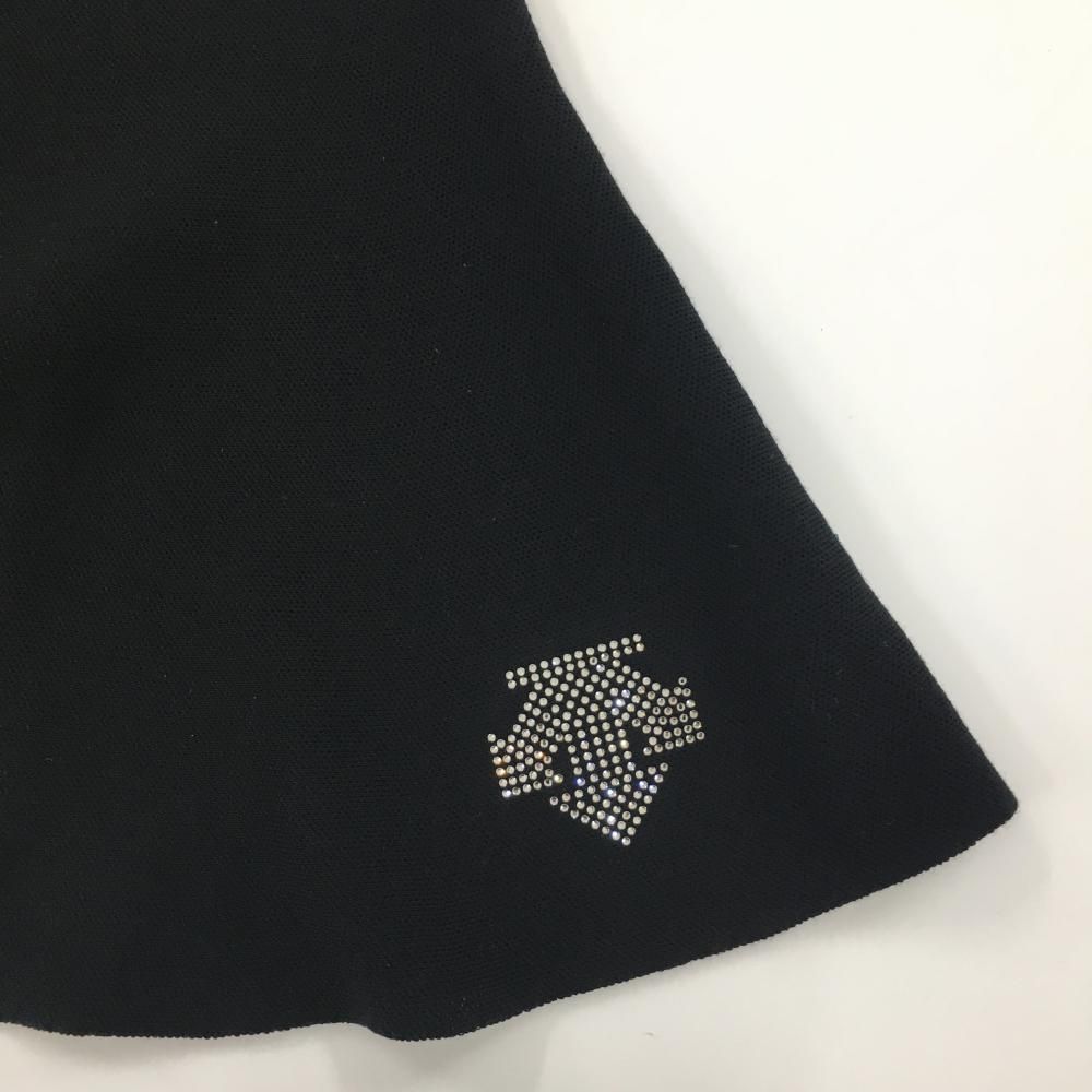 DESCENTE - 【美品】デサントゴルフ ニットスカート 黒 ラインストーン 中田英寿  レディース M ゴルフウェア DESCENTE 美品】デサントゴルフ ニットスカート 黒 ラインストーン 中田