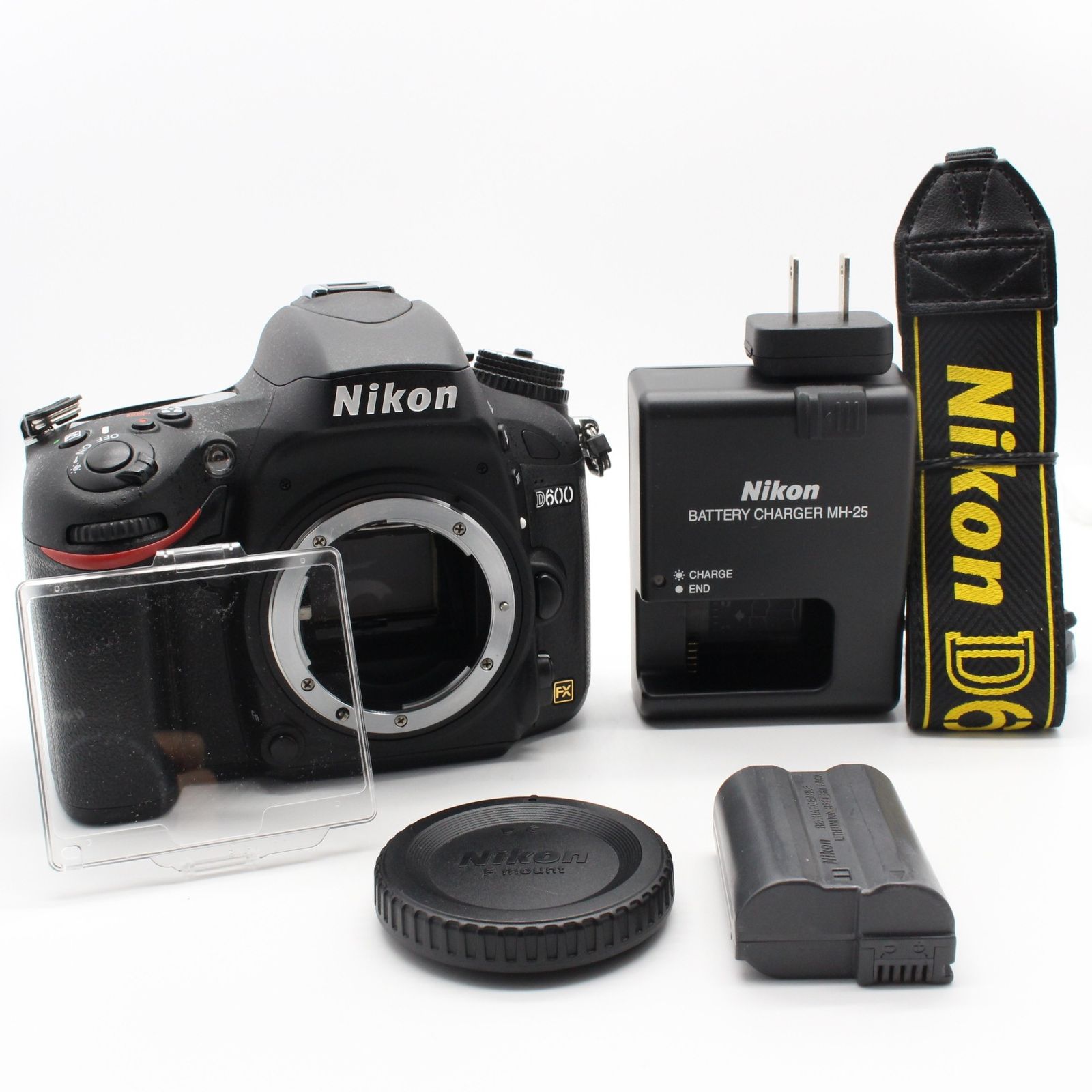 上品 Nikon D600 ボディ ショット数2478