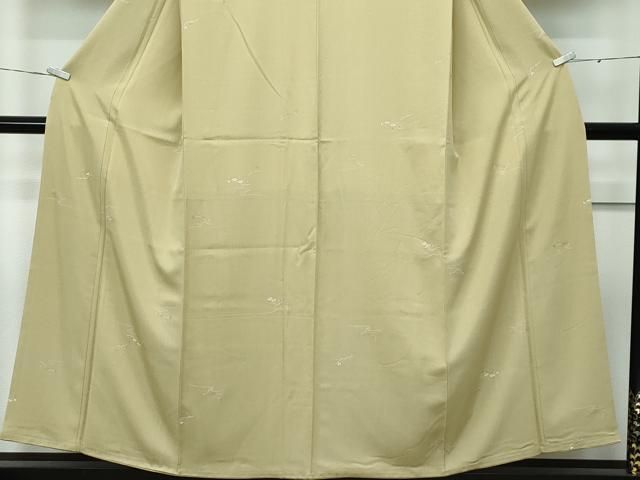 平和屋着物■極上　小紋　草花文　金彩　木蘭色地　ゑり善扱い　たとう紙付き　逸品　CZAA3146s5 平和屋着物□極上 小紋 草花文 金彩 木蘭色地 ゑり善扱い たとう紙付き