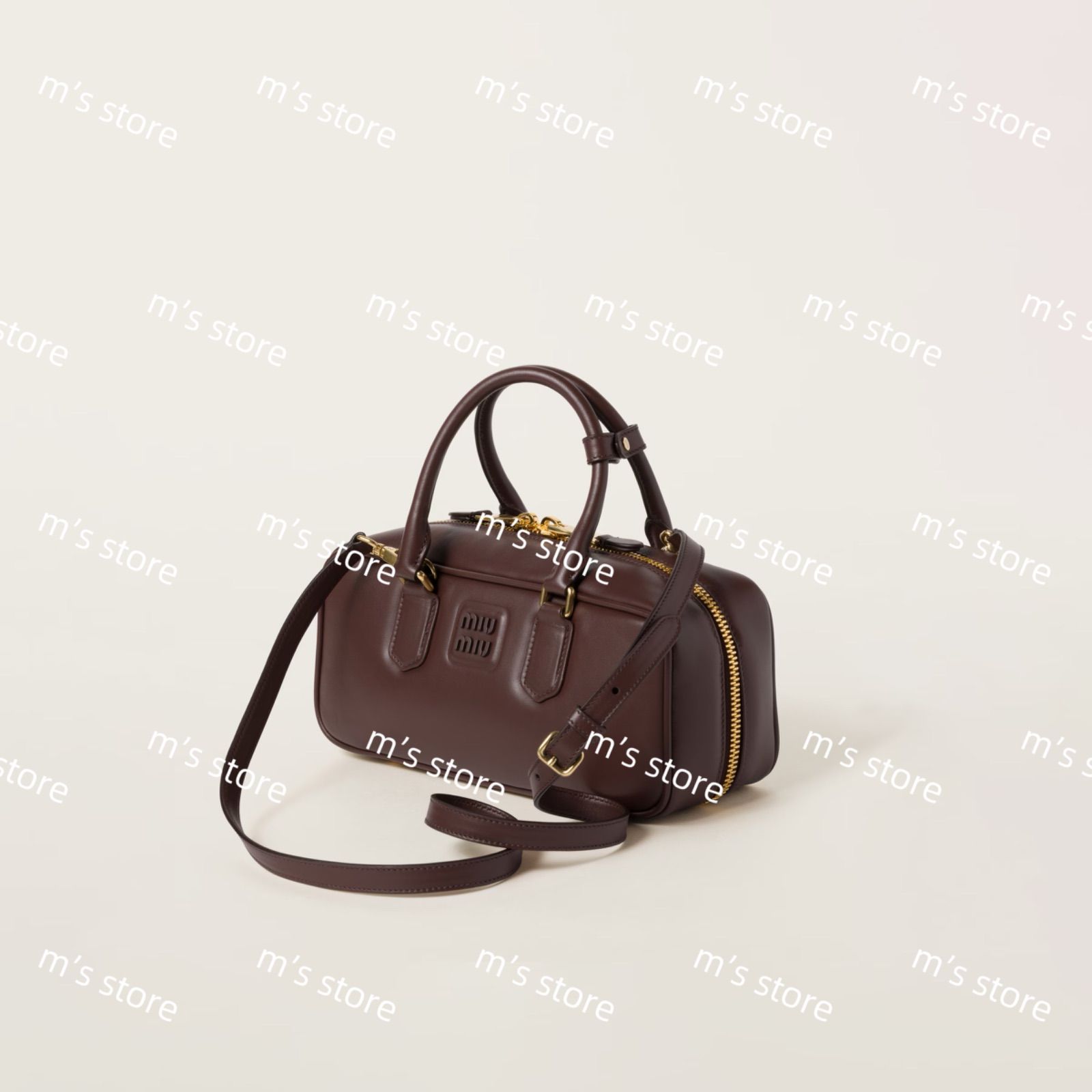 新品 定価以下 miumiu ミュウミュウ アルカディ レザー バッグ M