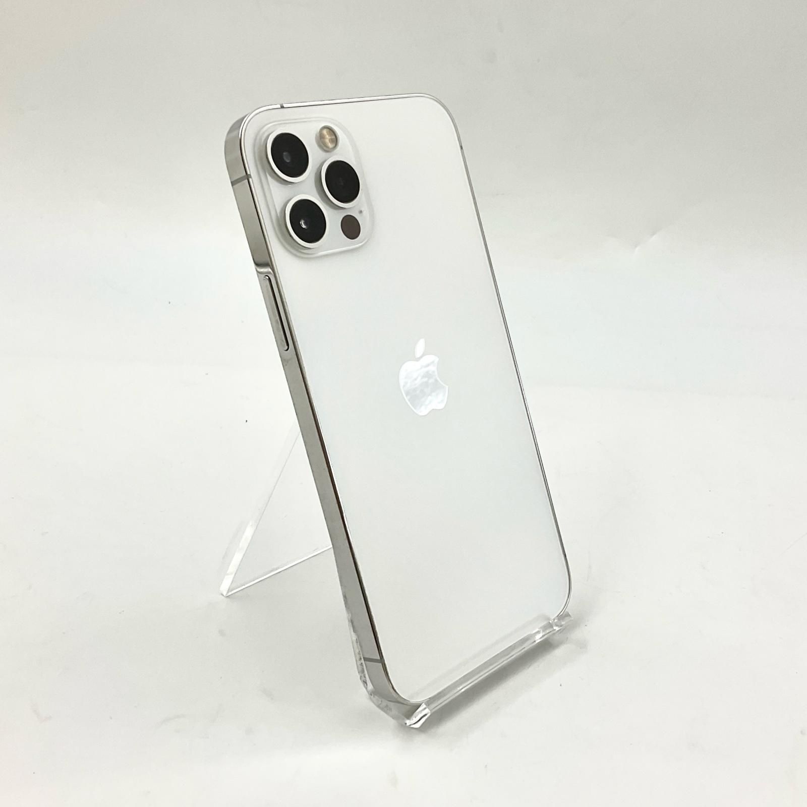 全額返金保証 最速発送 Apple iPhone 12 Pro 256GB シルバー docomo 白ロム 動作 済 80%