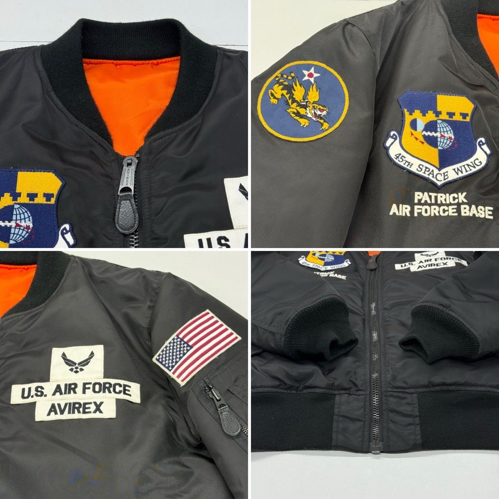 AVIREX U.S. AIR FORCE SPACE COMMAND MA-1 Flight Jacket サイズXL 