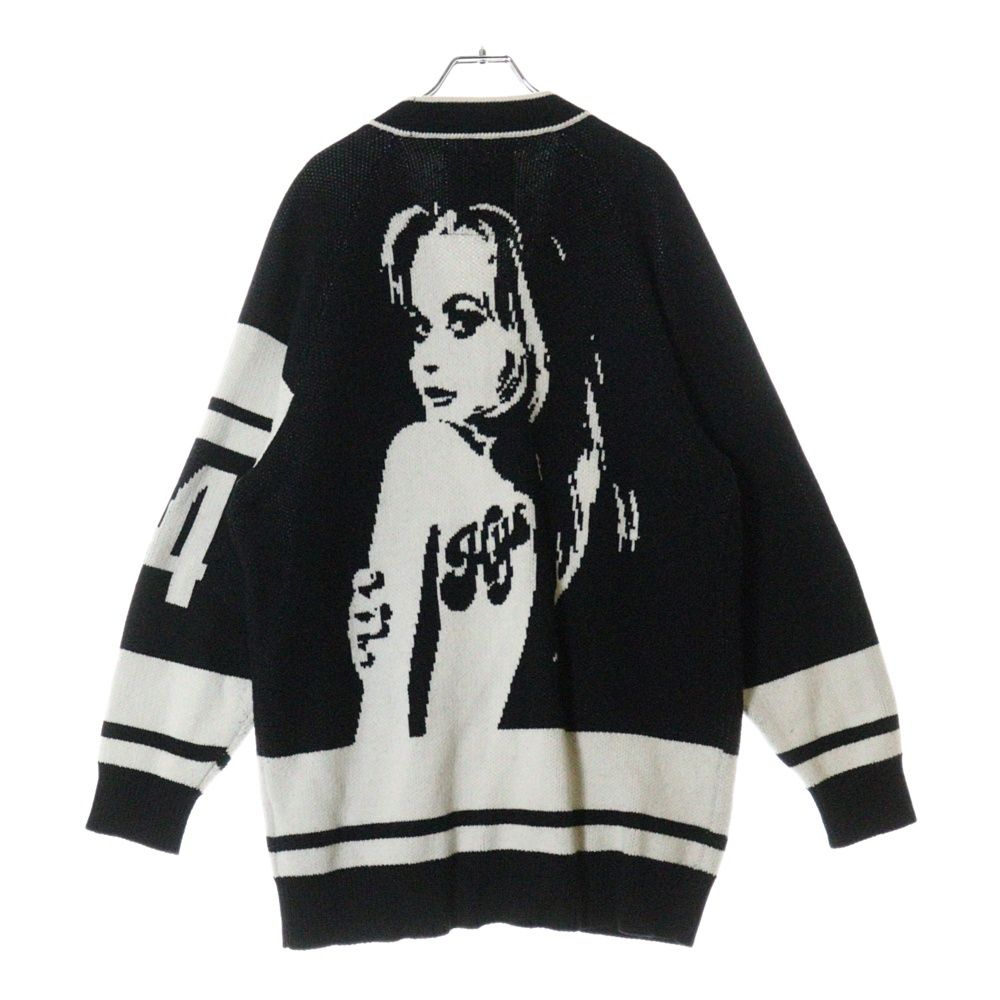 Hysteric ニットカーディガン HYSTERIC GLAMOUR (ヒステリックグラマー) MOTOR CITY BABY ジャ