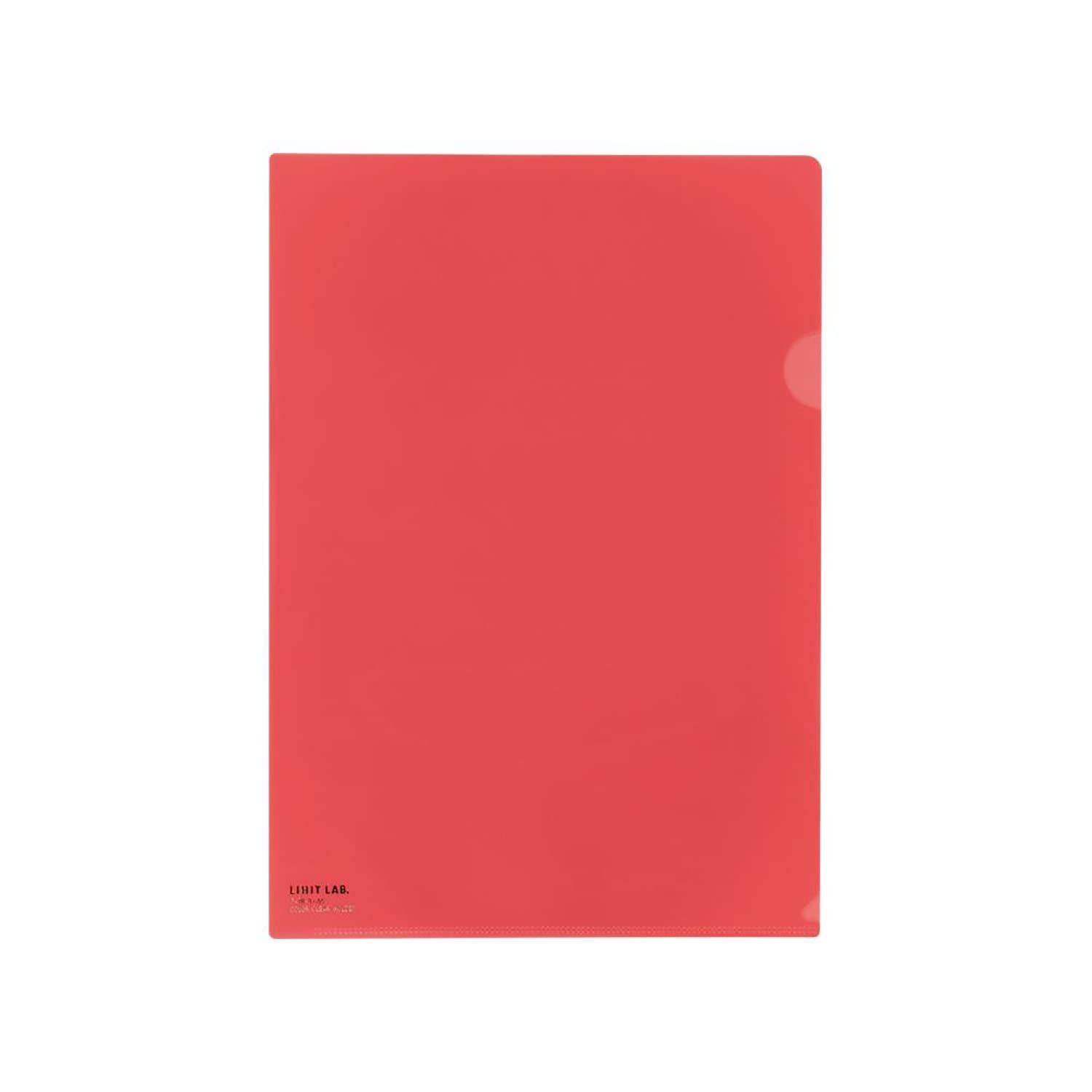 リヒトラブ クリアホルダー 入 A 4 赤 F 78-3_50