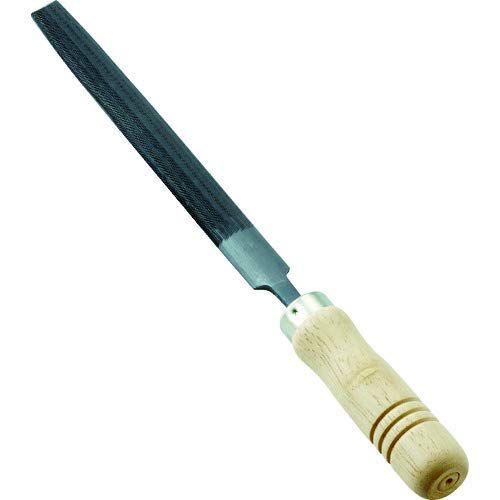 TRUSCO トラスコ 鉄工用ヤスリ 木柄付 半丸 中目 刃長150 THA150-02-S × 5本 ケース販売