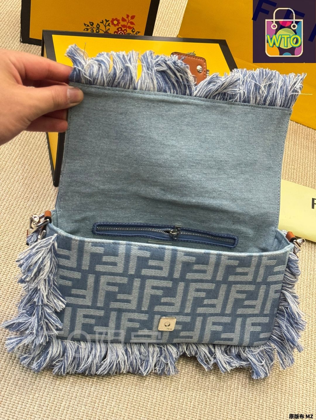 FENDI フェンディヴィンテージロゴ デニムベスト フェンディ ベスト