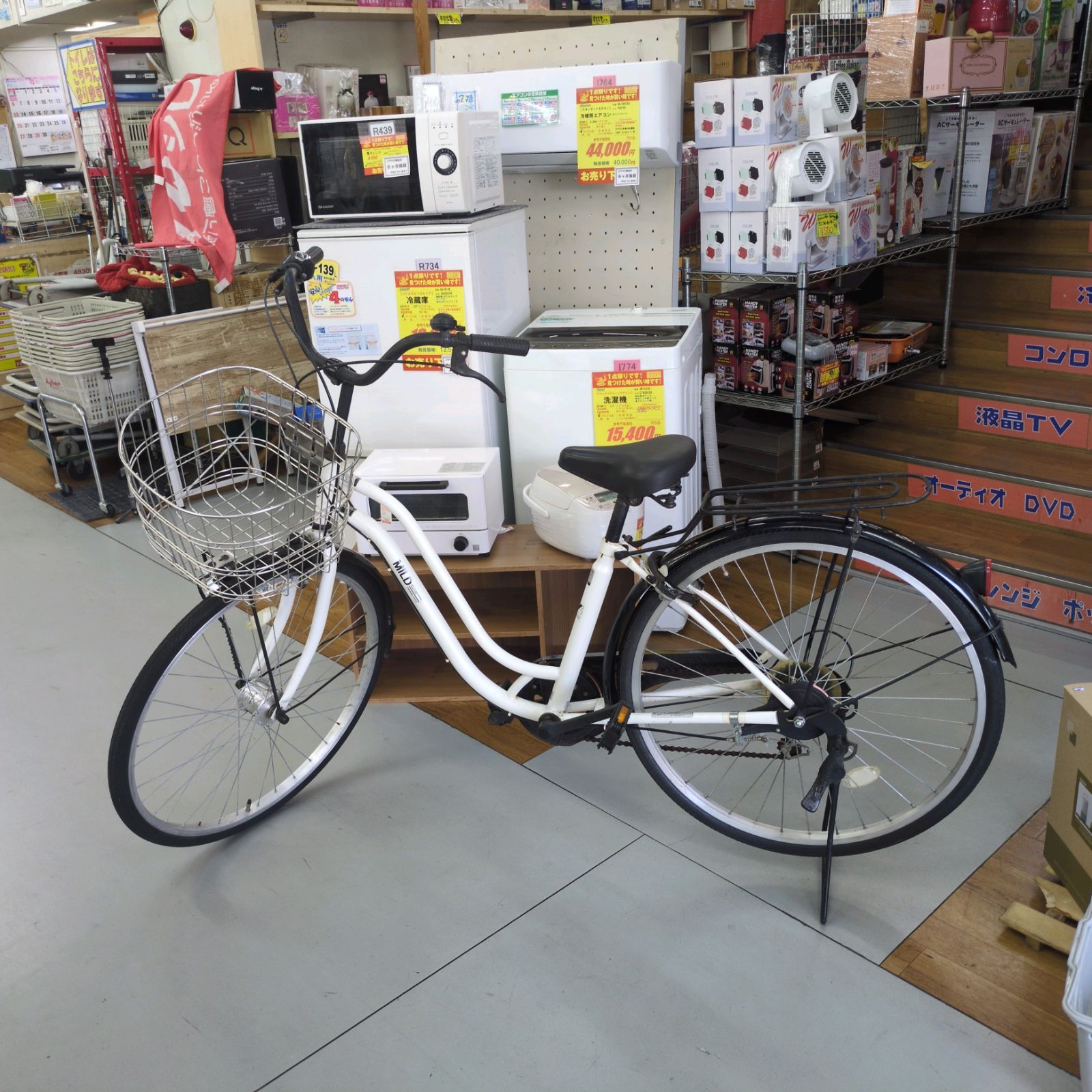 J318 ブレーキ変形有り 普通自転車 MILD 6段 LEDオート 26インチ
