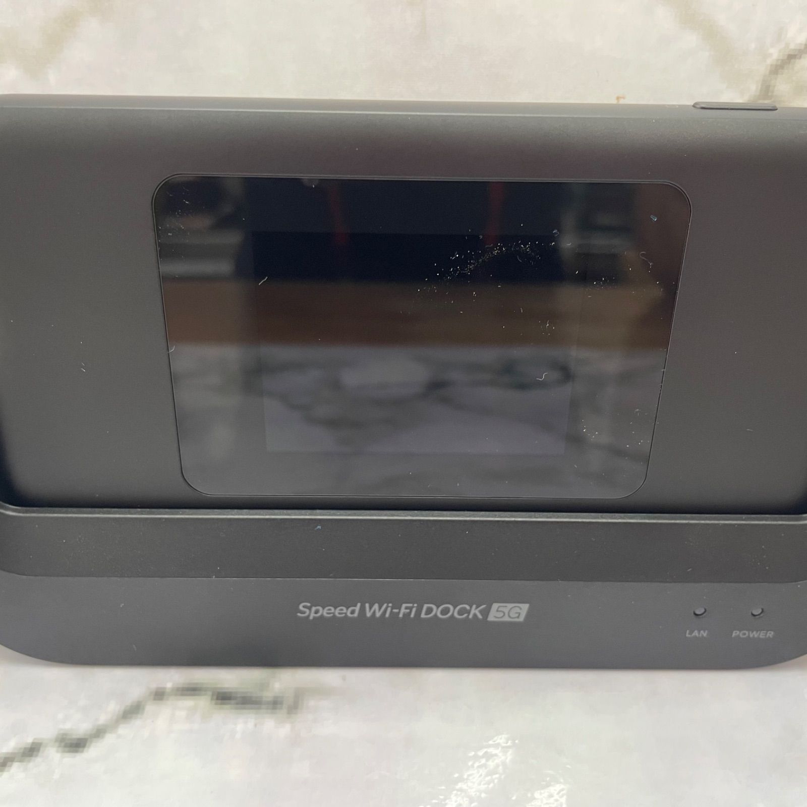 中古品】 au Speed Wi-Fi DOCK 5G 01 CPS01 モバイルルーター