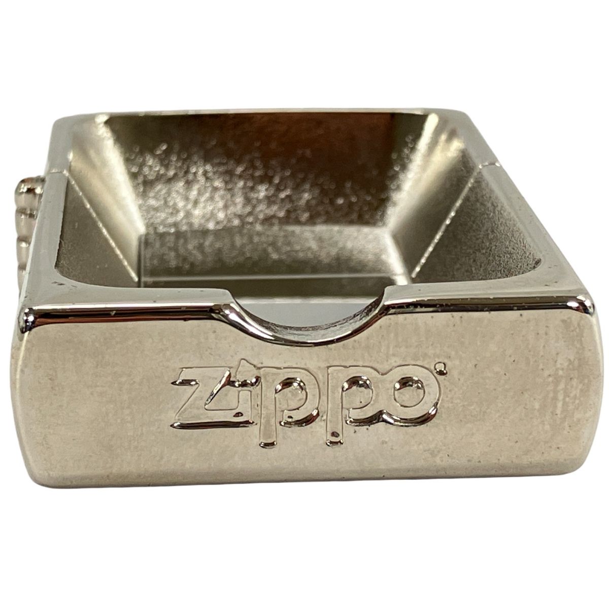 Zippo 卓上灰皿 シルバー系 ミラー ジッポー 中古 W10016008