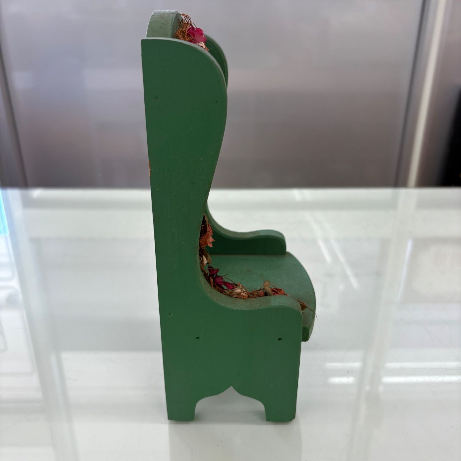 アンティーク ドールチェア 木製 ドールハウス椅子 海外アンティーク