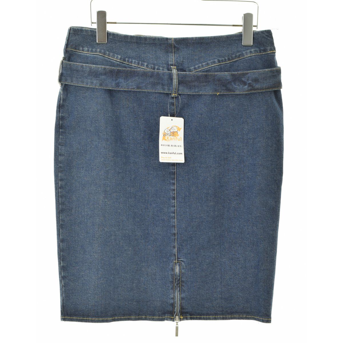 DIESEL×KARLLAGERFELD 00s Y2K LAGERFELD GALLERY ベルト付デニムスカート