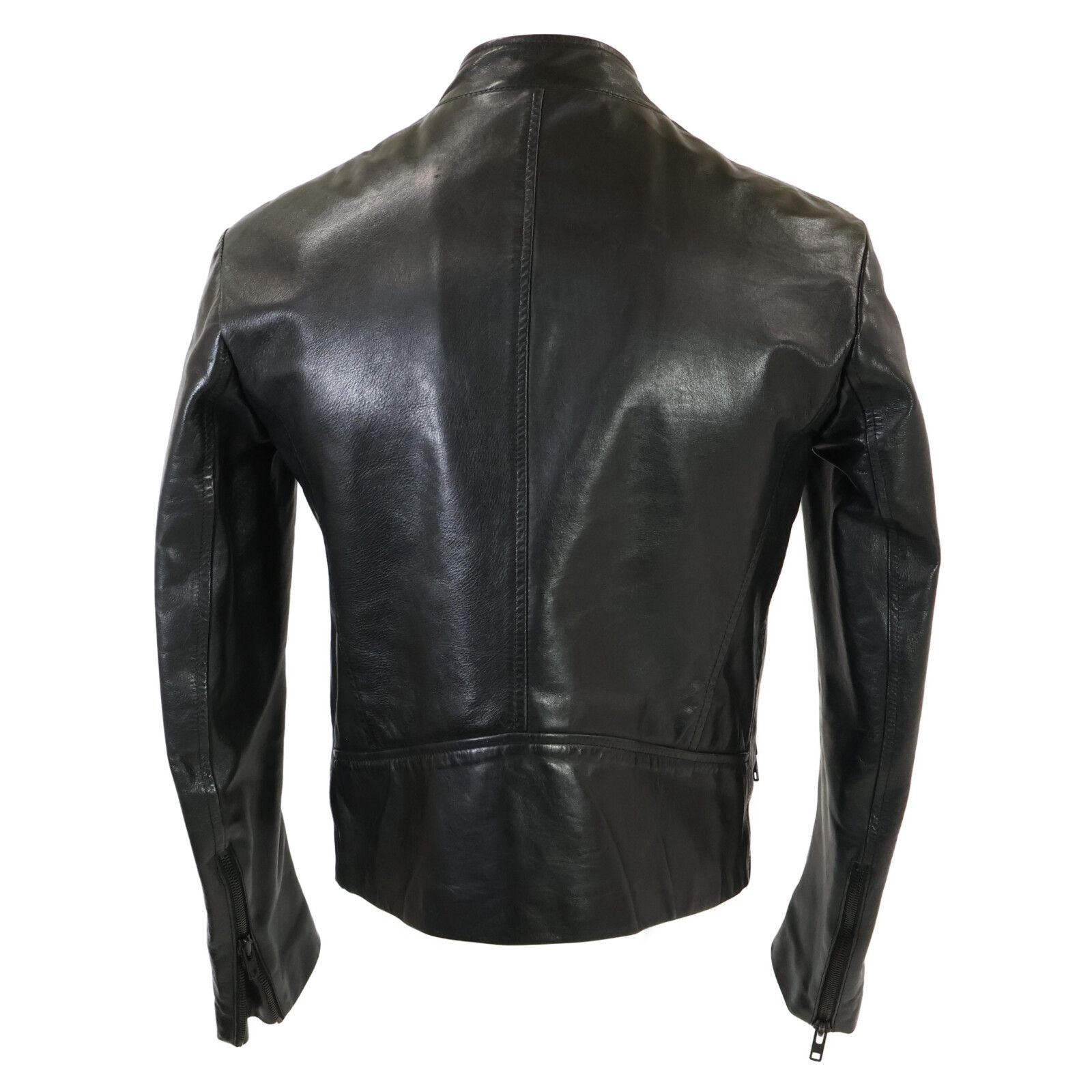 メゾンマルタンマルジェラ ハの字ライダース 46 ダークブラウン