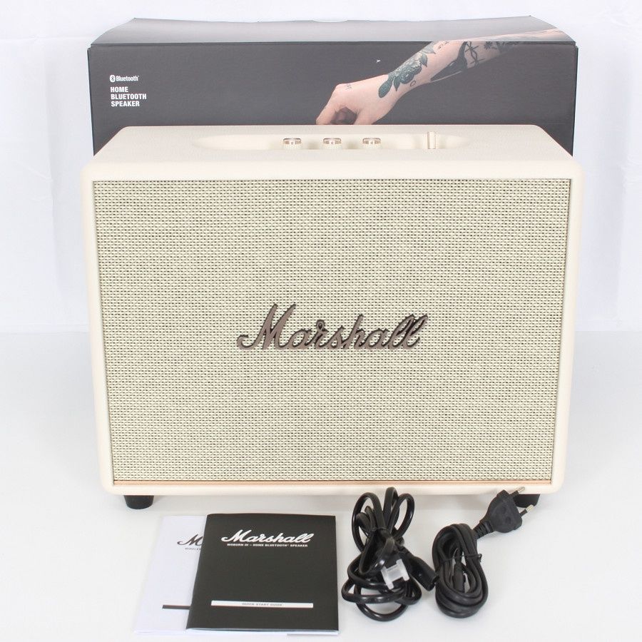 Marshall Woburn III クリーム ワイヤレス Bluetooth スピーカー マーシャル 本体