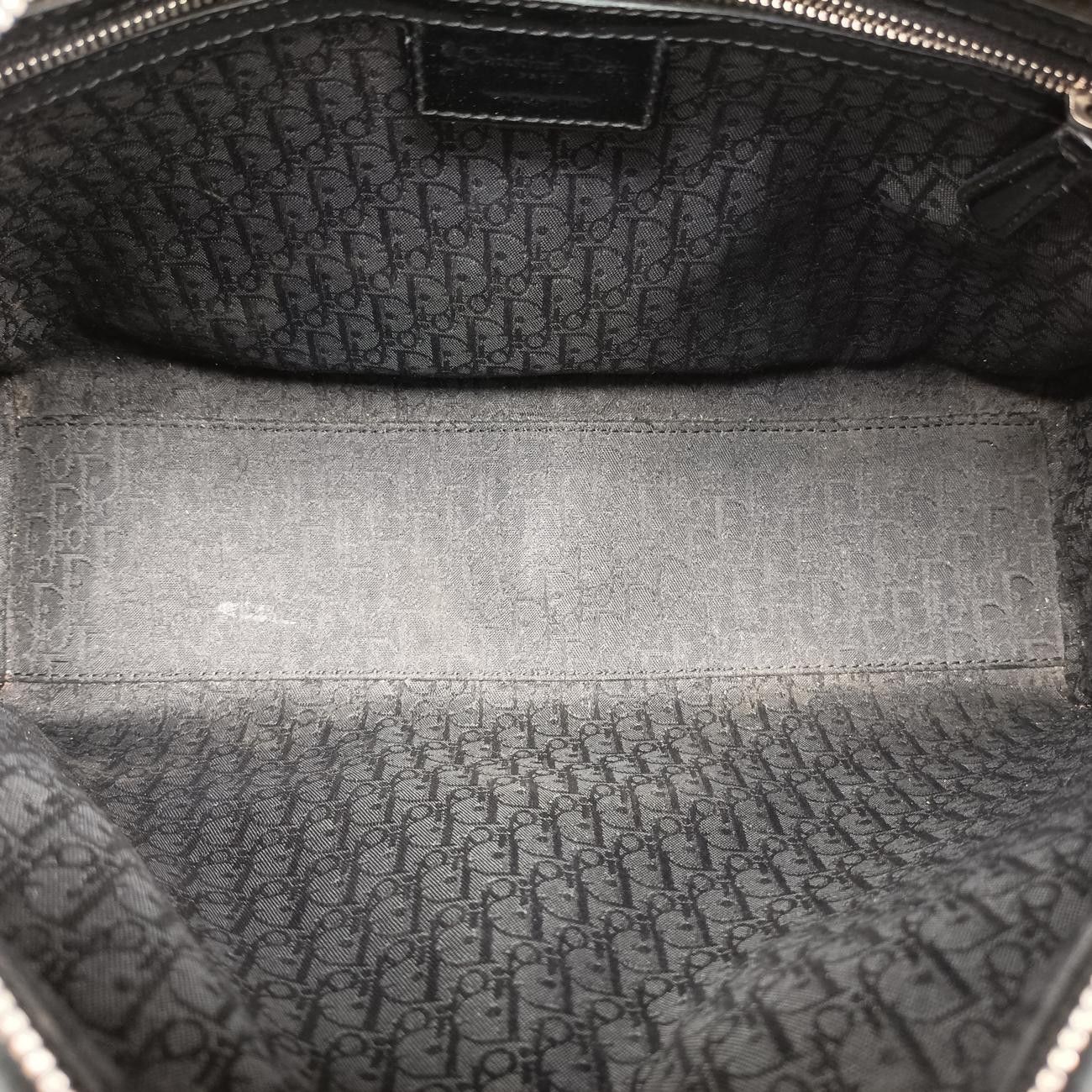 Diorレディディオールブラックパテント16-BO-0160