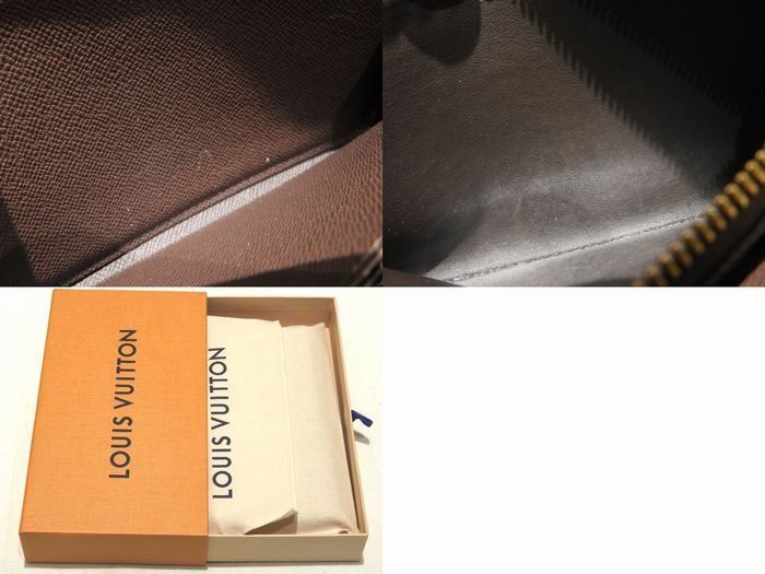 1 LOUIS VUITTON ヴィトン ジッピーウォレット 長財布 ダミエ ...