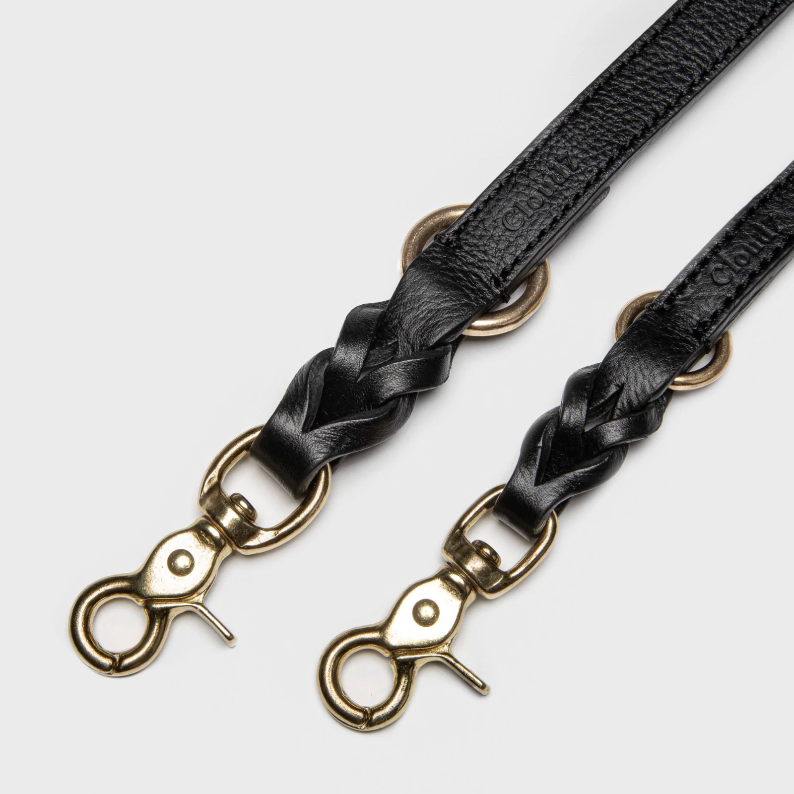 ♥｜Cloud7｜Dog Leash Hyde Park Black L ｜リード レザー 犬 小型犬 中型犬 海外直輸入 ペットグッズ
