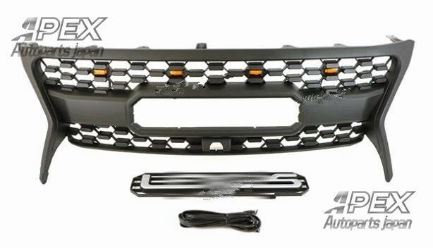 レクサス LX LX570 中期 2012－2015年 LED付き フロントグリル グリル フロントガーニッシュ 外装カスタムZYL036 入荷