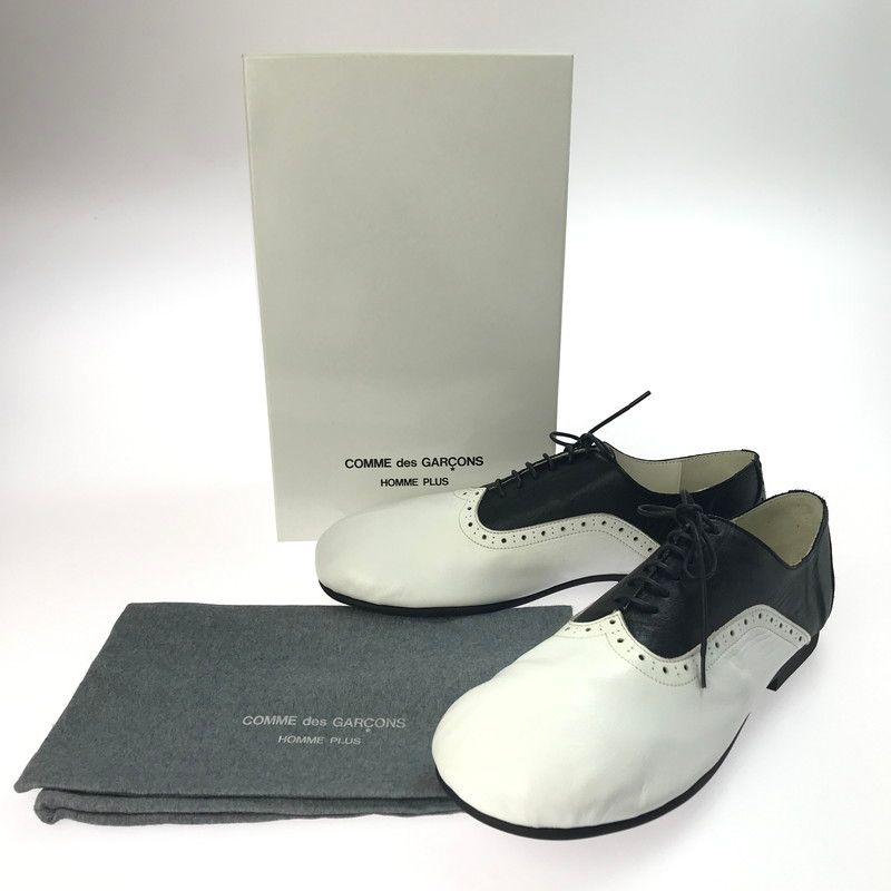 メンズ COMME des GARCONS HOMME PLUS コムデギャルソンオムプリュス LEATHER SHOES PK-K104 レザーシューズ ドレスシューズ 靴 164-250415-yk-33-TAG