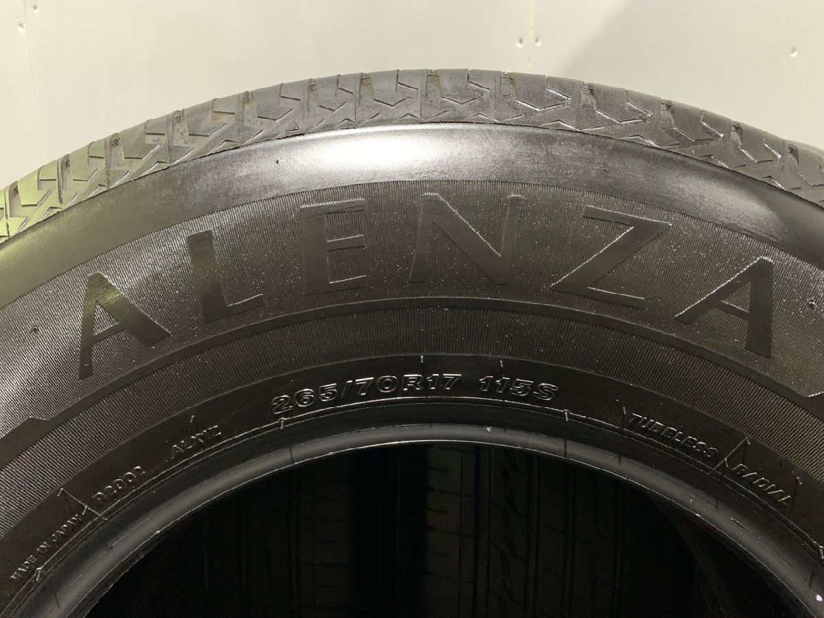 走行短め BS BRIDGESTONE ALENZA LX100 265/70R17 17インチ 夏タイヤ 4 