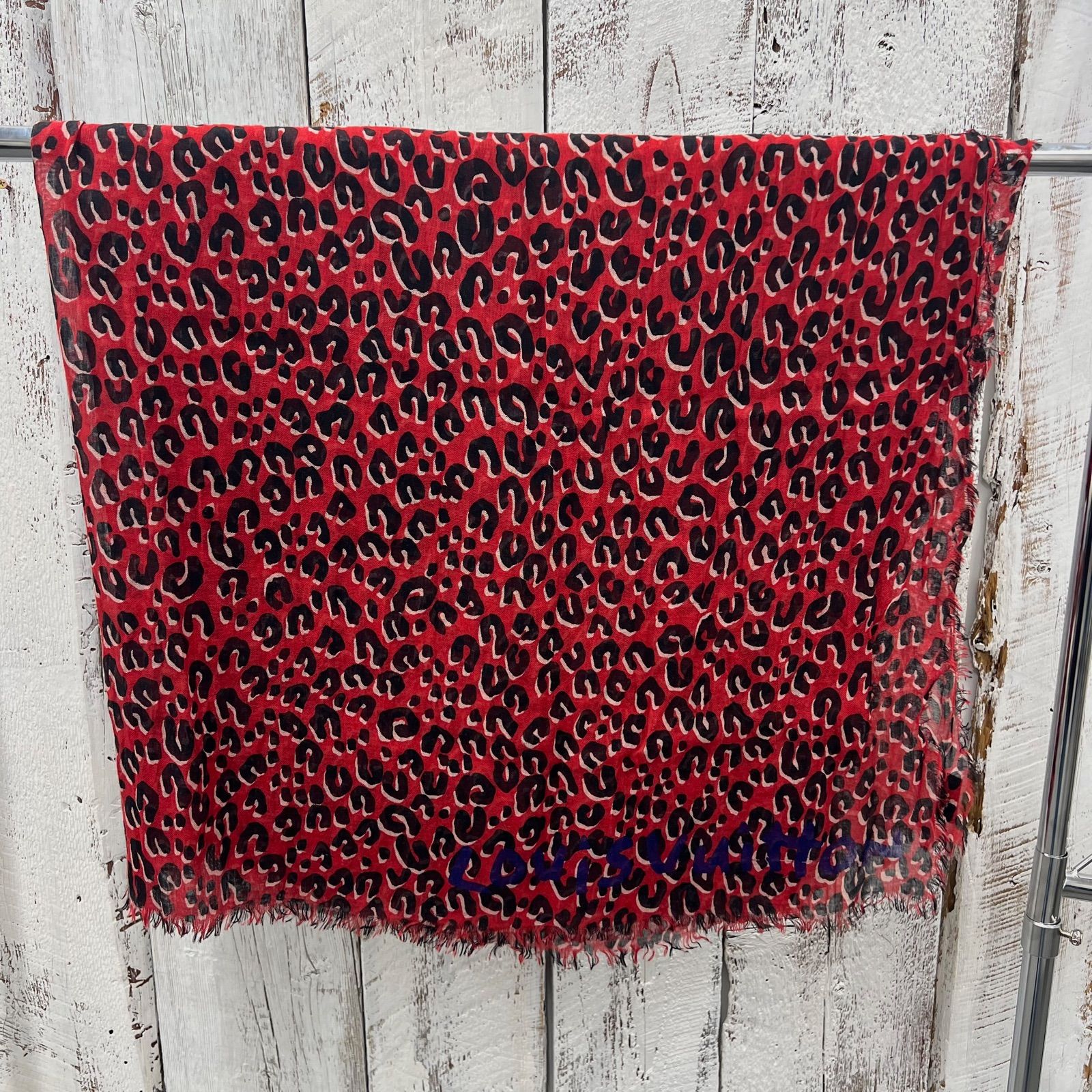 ⭐️良品⭐️ ルイヴィトン M75034 エトール レオパードV ストール 中古・古着通販】LOUIS VUITTON (ルイ ヴィトン) レオパードストール