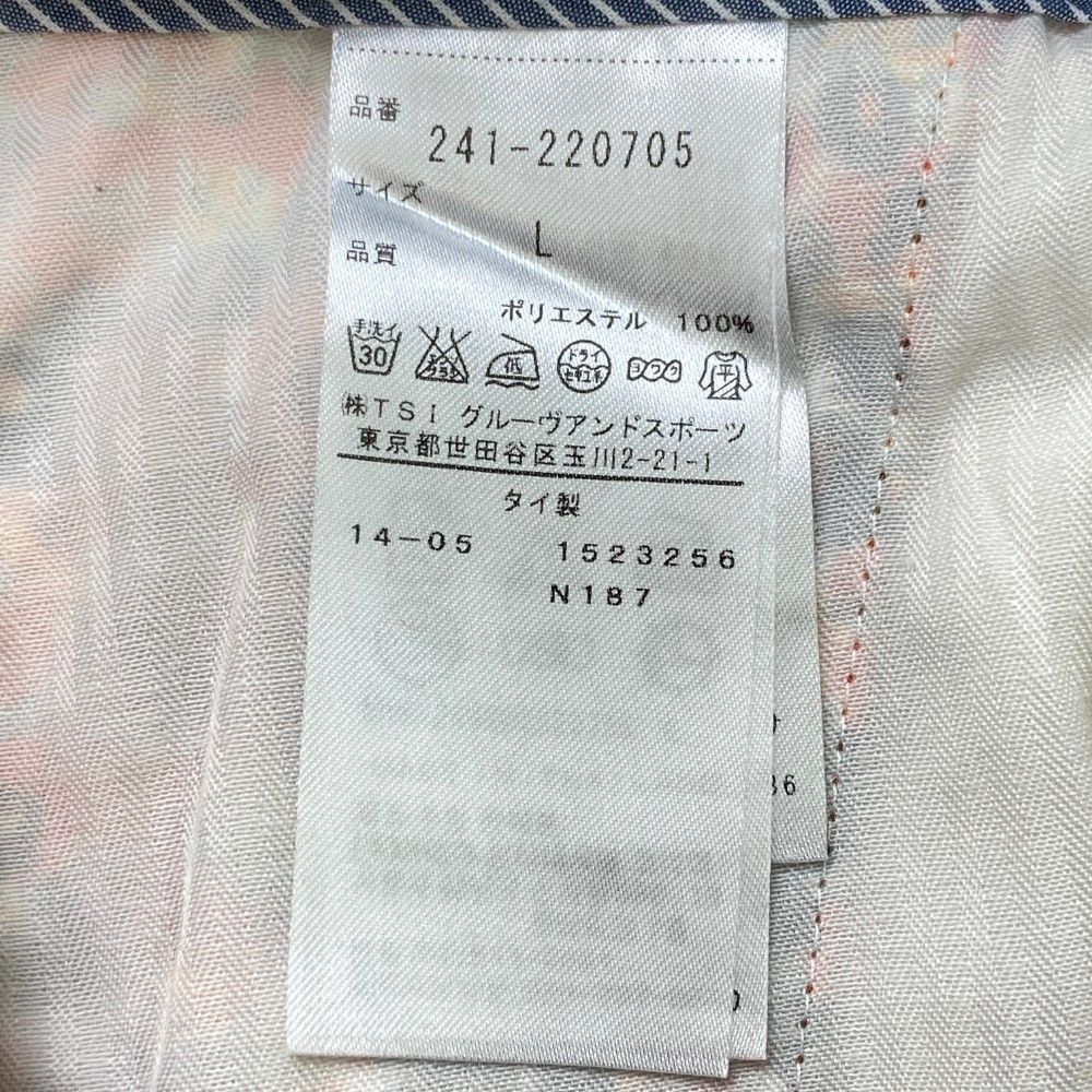 サイズ：L CALLAWAY キャロウェイ ロングパンツ 花柄 オレンジ系