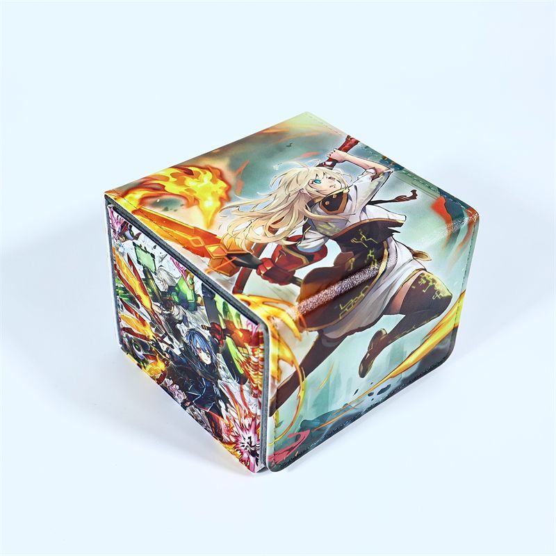 閃刀姫-カガリ 絵違い デッキケース カードケース レザー 遊戯王 デッキケース 閃刀姫 レイ ロゼ 増援 絵違い 新規 遊戯王 レザー