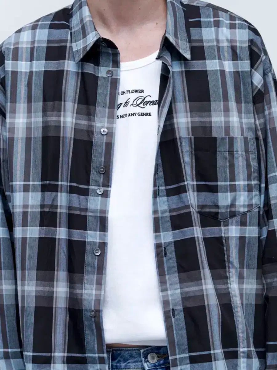 ANYTIMELOREAK コスモス シャツ チェック柄