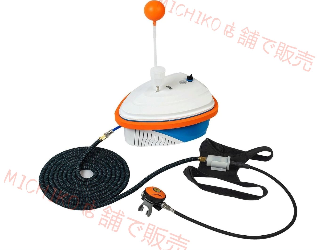 ダイビングー呼吸装置 潜水深度15M 132000mAh 連続稼働時間 7～10時間 ポータブル水中呼吸装置 充電式 スキューバダイビング ホースとレギュレーターが付属 防水 電池残量表示 水中遊び 作業 漁業 養殖 撮影