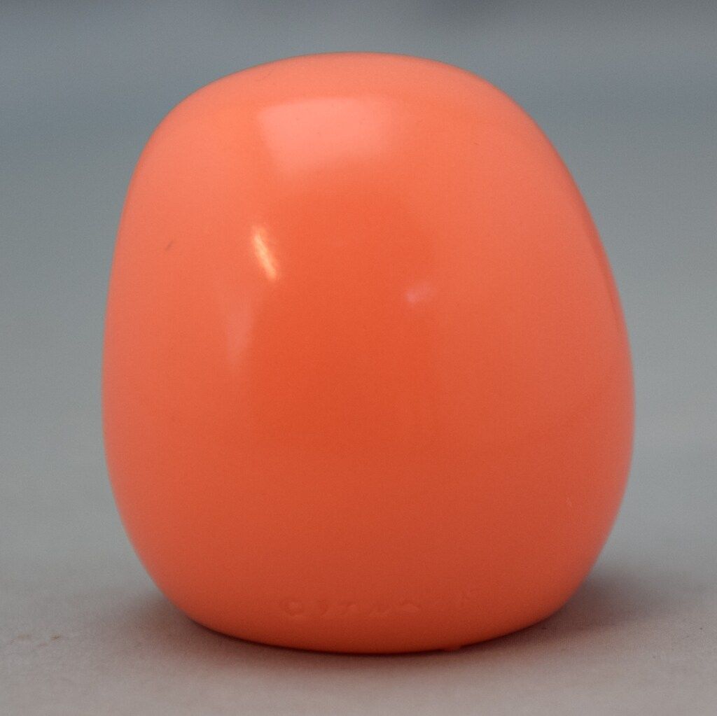 REALHEAD フォーチュンだるま 蓄光赤成型/ガンメタ顔/黒赤目/赤線/黒真