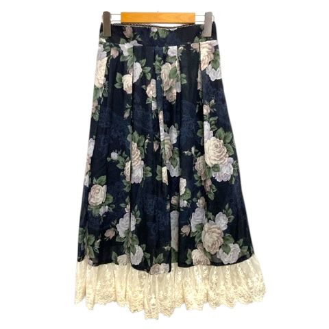 アクシーズファム axes femme スカート フレア タック レース