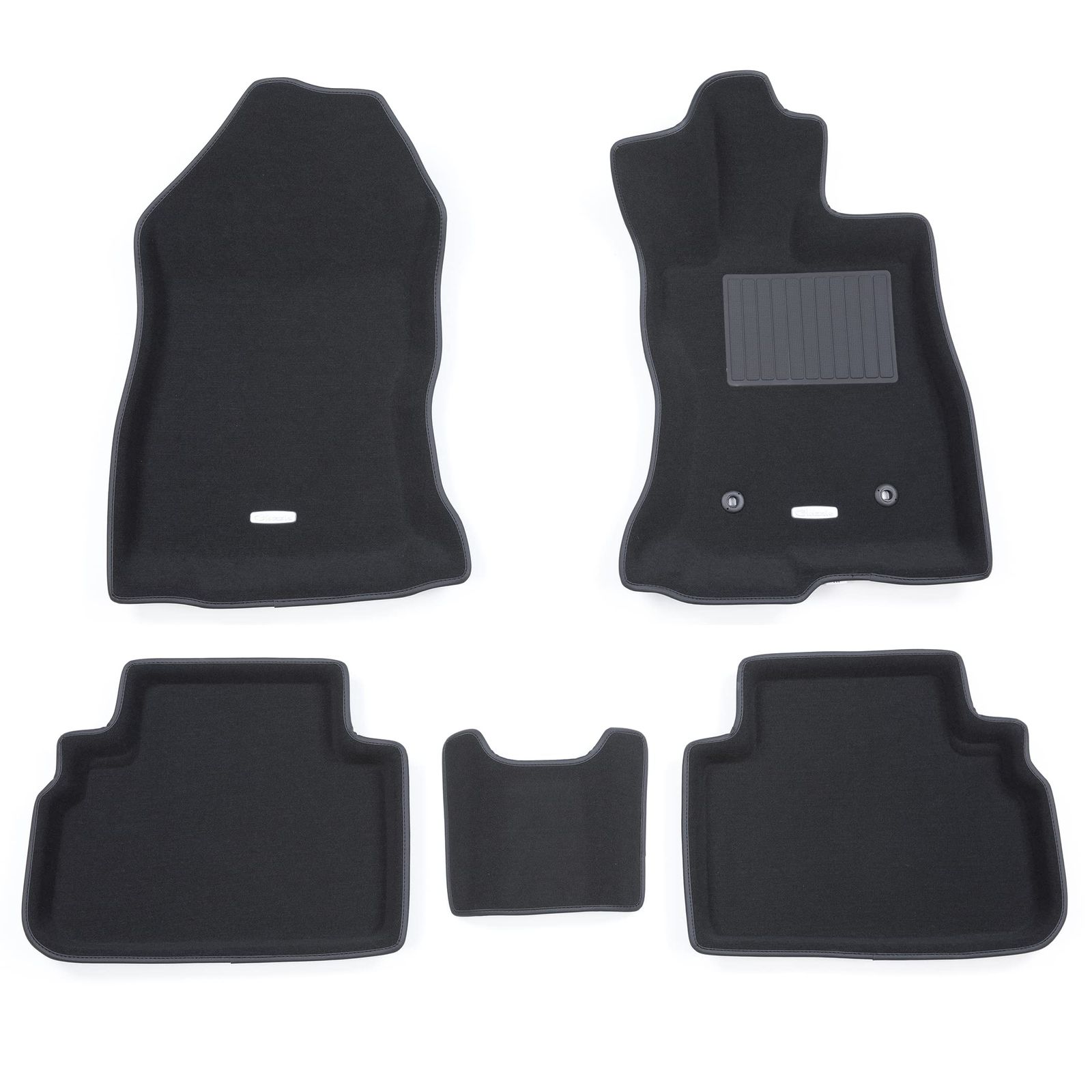 クラッツィオ Clazzio フロアマット 立体タイプ 1台分セット フォレスター SK9 SKE SK5 H30 2018 8～R7 2025 3 タイプ ブラック EF-8156 5CEFB8156K