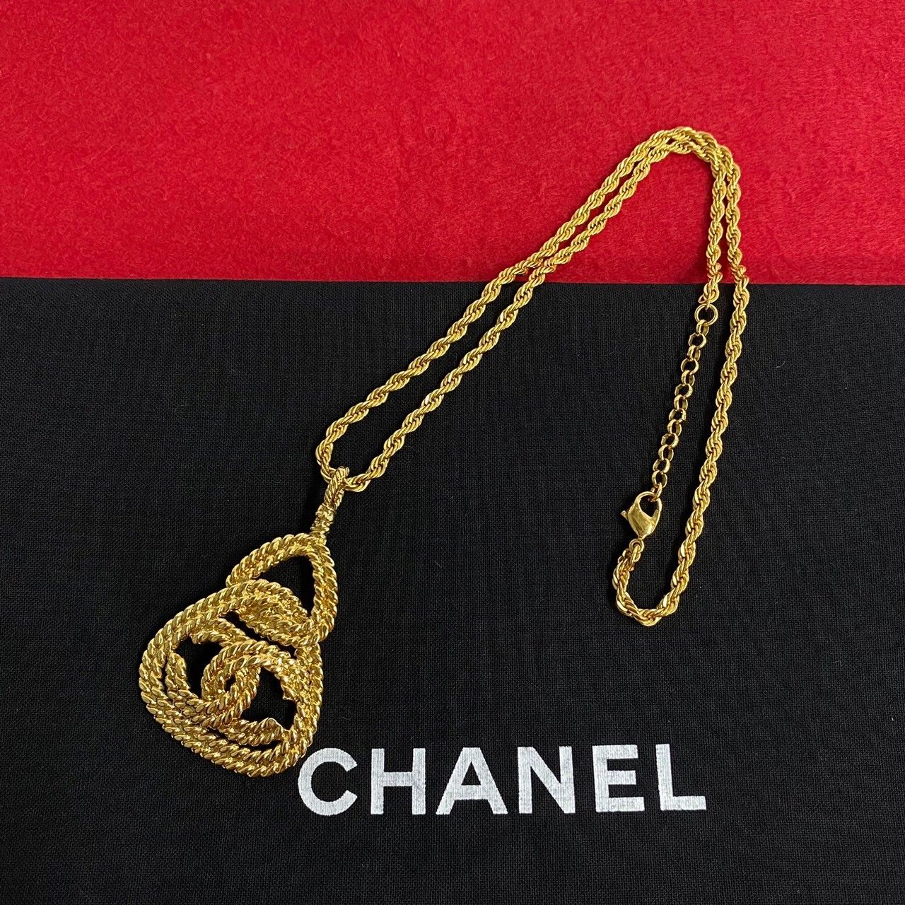 極 美品 CHANEL シャネル 93A 刻印 ヴィンテージ ココマーク モチーフ GP チェーン ネックレス ペンダント アクセサリー ゴールド  c21-4 - メルカリ