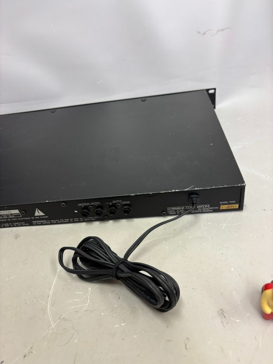 ヤマハTG-55　同時発音数16 音源モジュール 動作品】YAMAHA TG55 音源モジュール シンセサイザー ラック
