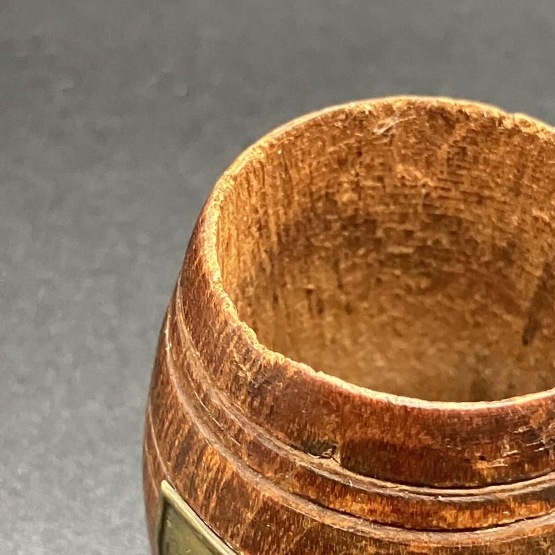 H.M.S. GANGES イギリス海軍 帆船 記念品 小物入れ 英国 実艦チーク材 甲板材 デッキ材 真鍮プレート ビンテージ 2個セット WWI WWII POP_25B WWW_USTAUSTRALIA_COM_AU