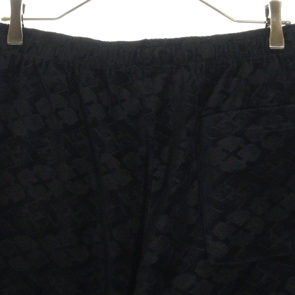 gakkin×budspool 花罰家紋 ハーフパンツ XL ブラック　ベロア 2c0203df5becb4000f2699ca87f75d