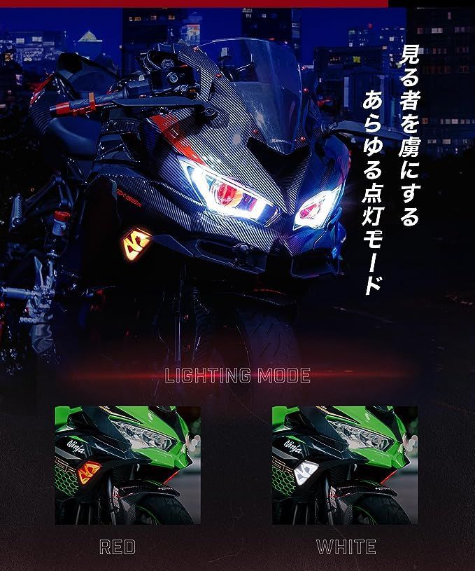 ZX-25R kawasaki ninja カワサキ ニンジャ ウィンカー カスタム フル