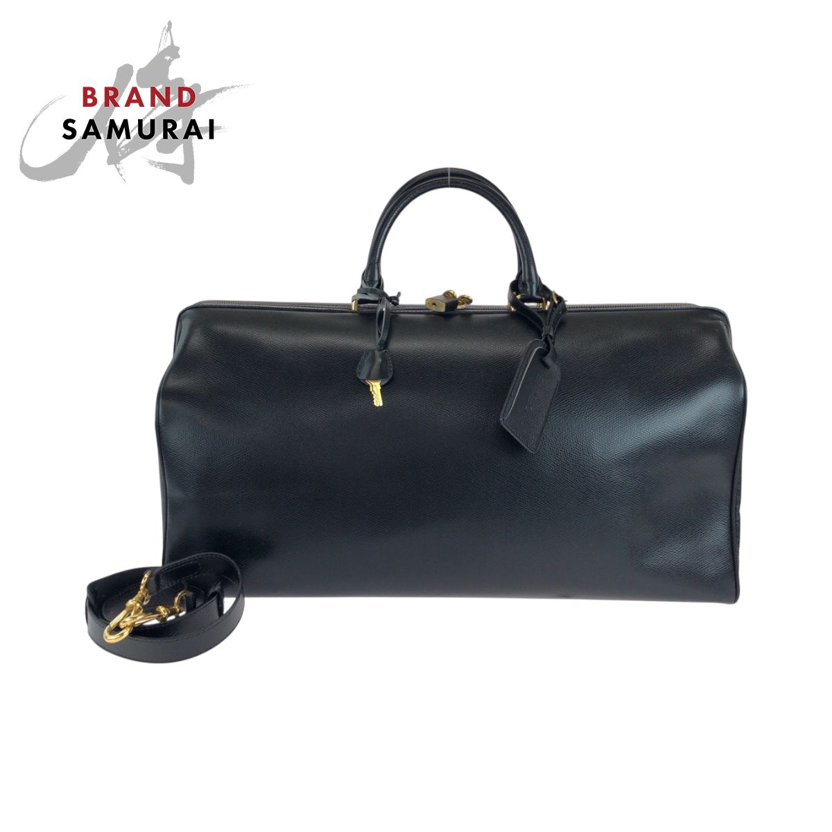 美品 CELINE セリーヌ ヴィンテージ 男女兼用 ブラック 黒 ゴールド 