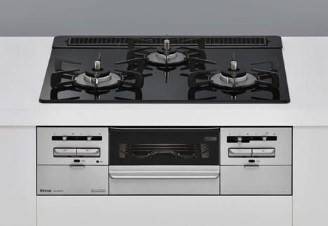 R334 Rinnai リンナイ グリル付きビルトインガスコンロ 都市ガス用