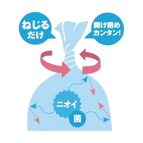 (まとめ) ワンステップ においバイバイ袋 大人おむつ用 Lサイズ SK6775 1箱(120枚) (×3セット) |b04 においバイバイ袋 大人オムツ用 Lサイズ 1箱（120枚入） 401695 ワン
