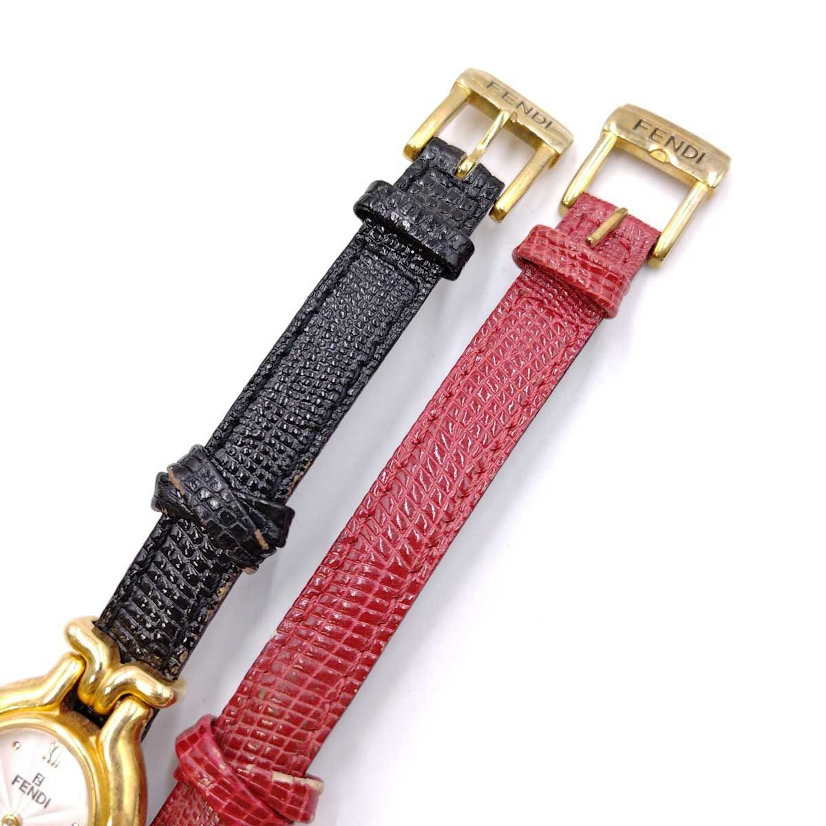 フェンディ カメレオン チェンジベルト ブラック 640L レディース