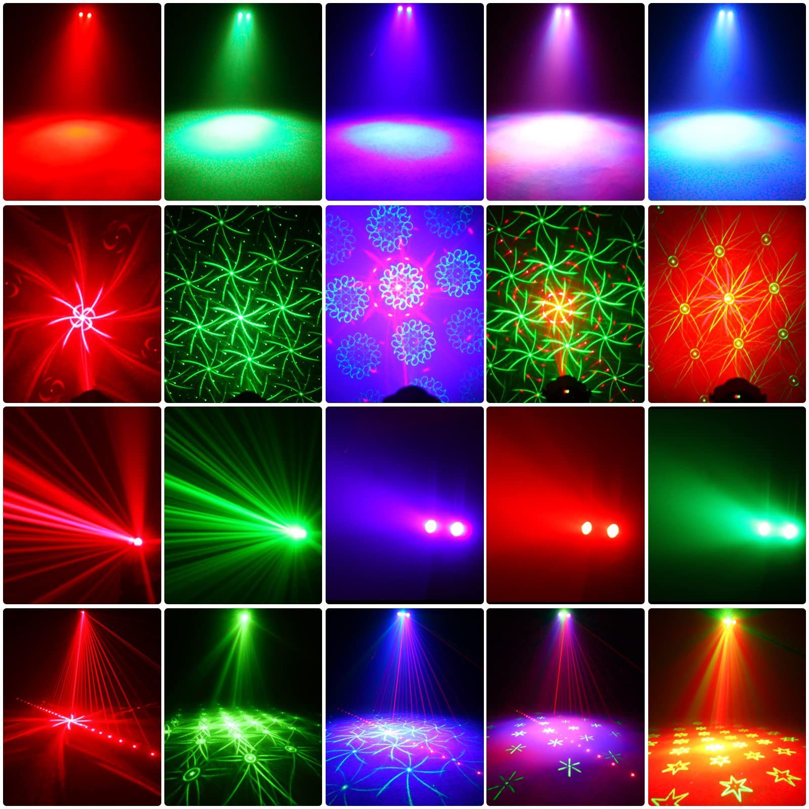 特価セール】ディスコライト 3-in-1 RGB(赤・緑・青) レーザーステージ 