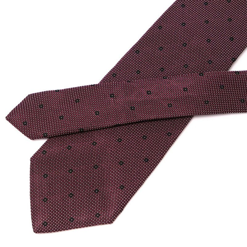 【超美品】Ermenegildo Zegnaゼニア　ネクタイ ゼニア Ermenegildo Zegna ネクタイ グレー・パープル柄 シルク100%