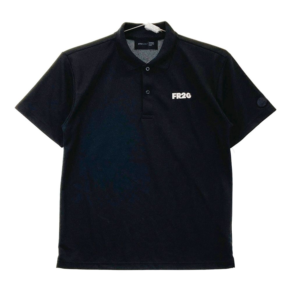 FR2GOLF ポロシャツ 黒　L FR2ゴルフ メンズポロシャツ(L) - メルカリ