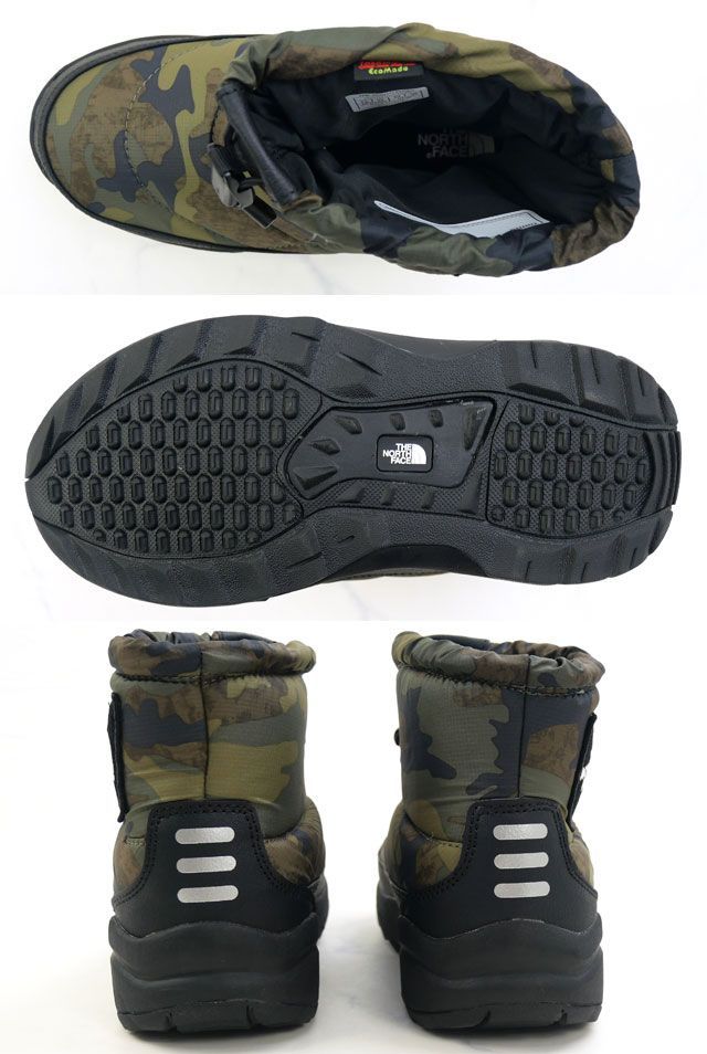  ザ ノース フェイス スノーブーツ キッズ 男の子 K ヌプシ ブーティ ロゴ ショート SE 滑りにくい ウインターブーツ 撥水 防寒 ジュニア 保温 ショートブーツ 雪靴 ブーツ ブーティ キッズシューズ