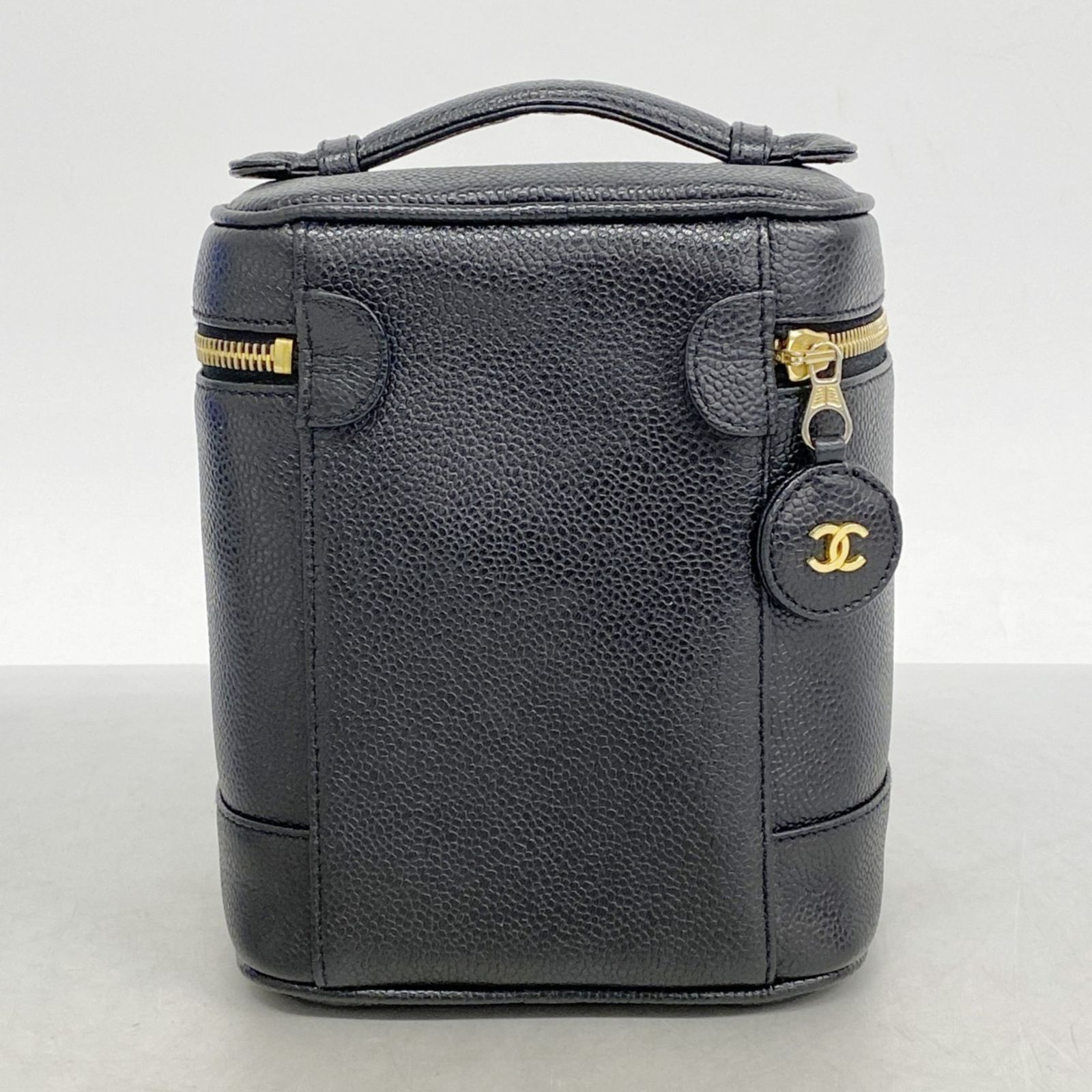 シャネル(Chanel) シャネル バニティバッグ キャビアスキン