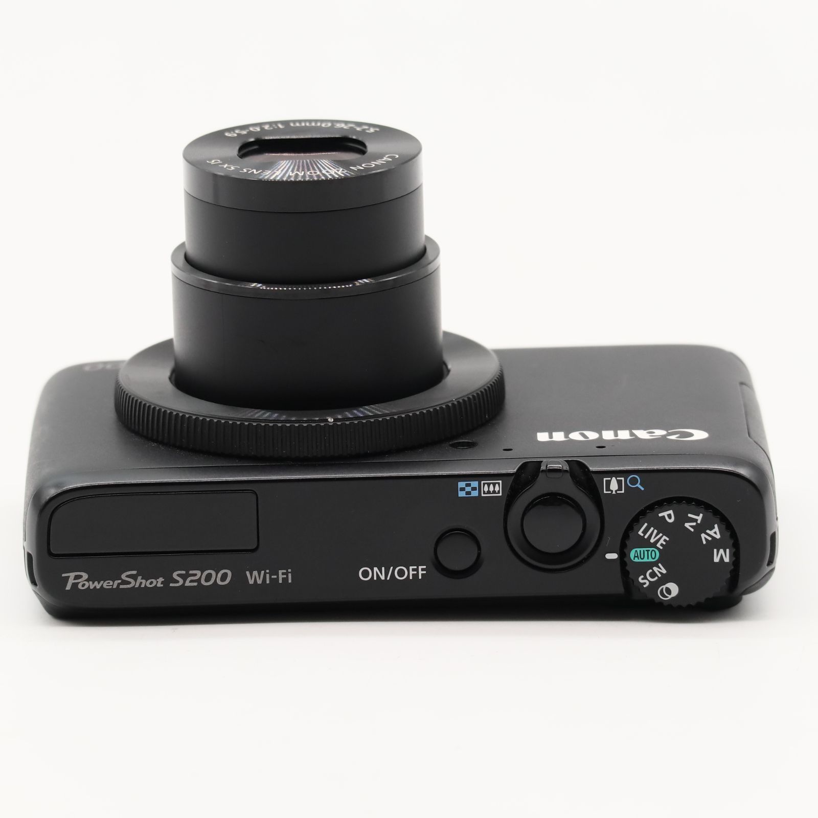 Canon デジタルカメラ PowerShot S200(ブラック) F値2.0 広角24mm 光学 
